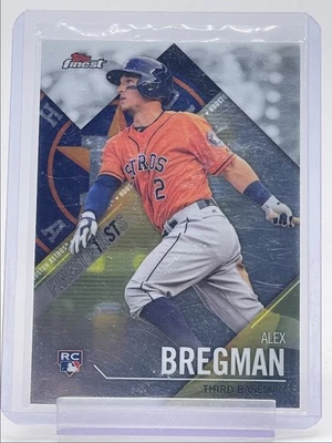 ALEX BREGMAN 2017 TOPPS FINEST FIRST ROOKIE ASTROS #FFI-ABR RC Q5814 - Image 1 of 2
