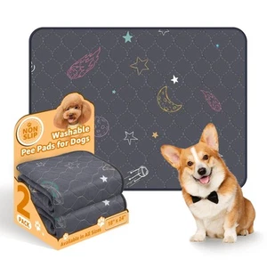 Washable Pee Pads for Dogs: 2 Pack Reusable Puppy Pads for Small Pet, Waterpr... - Bild 1 von 7