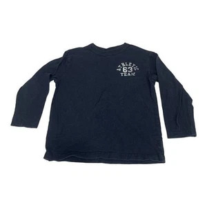 Childrens Place Athletic Team Long Sleeve Shirt Navy XS 4 Loungewear Casual - Picture 1 of 4