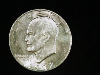 1972-P Dólar Eisenhower (vestido) AU++ (1). Frete grátis! - Imagem 1 de 2