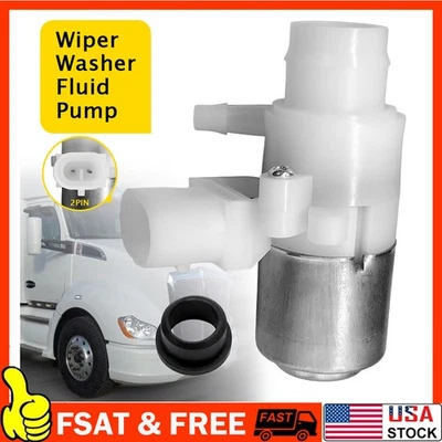 Windshield Washer Fluid Pump For Peterbilt 320 365 387 Kenworth T680 N5355001 B Foto 1 de 4