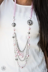 Paparazzi Necklace - All The Trimmings - Pink (Very Popular) - Picture 1 of 6
