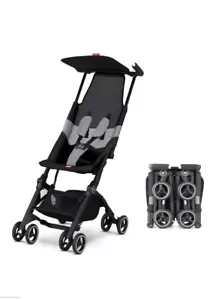 gb Pockit Air All Terrain Ultra Compact Lightweight Travel Stroller Black - Picture 1 of 5