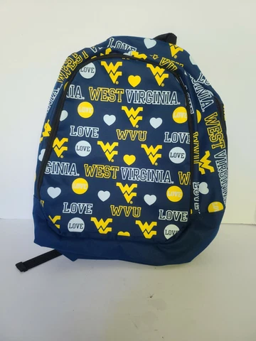 FOCO NCAA unisex-adult West Virginia Mural Love Backpack Cover