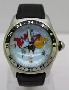 Corum Bubble GMT World Wristwatch 383-250-20 - Picture 1 of 9