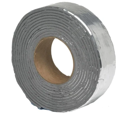 Foam and Foil Pipe Wrap Insulation Tape 2inx15ft Insulate Both Hot and Cold Pipe - Image 1 of 4