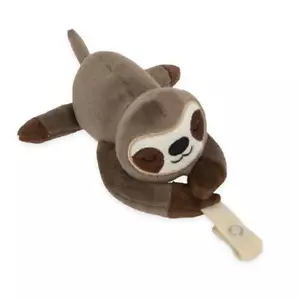 Juego combinado de chupete Nuby Snuggleez con chupete flexible natural y felpa perezosa - Imagen 1 de 5