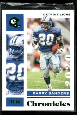 2020 Panini Chronicles #33 Barry Sanders Green - Image 1 of 2
