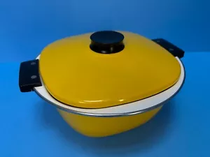 Rare Style Vintage Catherine Holm Enamelware Casserole Dish ~ Norwegian Modern - Picture 1 of 14