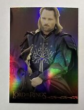 Topps LORD OF THE RINGS Prismatic Foil Card # 1/10 Return Of The King Insert