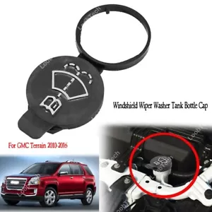 For GMC Terrain 2010-2016 Wiper Washer Fluid Reservoir Tank Bottle Lid Cap Cover - Picture 1 of 12