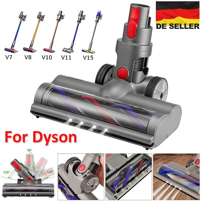 Elektrische Turbobürste Für Dyson V7 V8 V10 V11 V15 Ersatz Teile Bodendüse Kopf - Bild 1 von 4