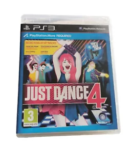 Just Dance 4 (PlayStation 3, 2012, Move Required) Complete With Manual - Picture 1 of 3