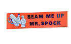 Vintage Star Trek Bumper Sticker 1979 "Beam Me Up Mr. Spock" Paramount Pictures