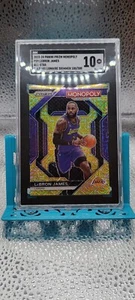 2023-24 Panini Prizm Monopoly Gold Millionär Schimmer LeBron James SGC 10 - Bild 1 von 1