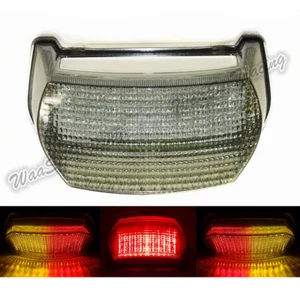 E-Mark Led Tail Turn Signals Light Smoke Fit KAWASAKI ZX-7R ZX7RR ZX750 GPz1100 - Picture 1 of 10