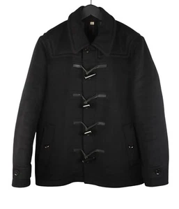 Original Burberry London Men Wool Duffle Jacket Coat Size 50 M/L H5387 - Picture 1 of 6