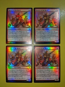 FOIL Heroes of the Revel x4 Theros: Beyond Death 4x Magic the Gathering MTG - Picture 1 of 1