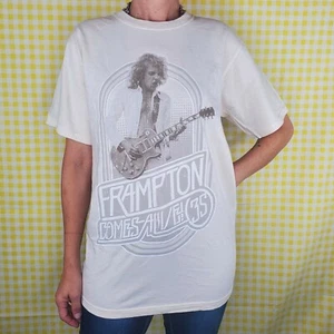 Neu ohne Etikett Peter Frampton 2011 Frampton Comes Alive 35 Tour Konzert hellbraunes T-Shirt Small - Bild 1 von 7