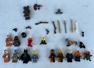 Lego Minifigures Star Wars Jawa Duros Rebel Raggmunk Luke Pilot Batman Parts - Picture 1 of 6