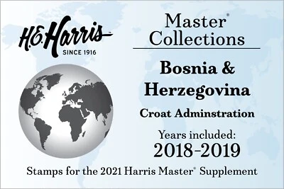 Bosnia & Herzegovina-Croat Admin (2018-2019) Stamps for 2021 Master Supplement - Image 1 of 3