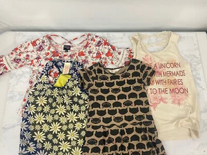 Ransom Beauties Faded Glory H&M Girl Lot Of 4 Tops And Dress Sz S XS Shirts M1 - Picture 1 of 5