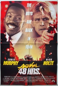 ANOTHER 48 HRS (1990) Cinema One Sheet Movie Poster - Eddie Murphy, Nick Nolte - Picture 1 of 1
