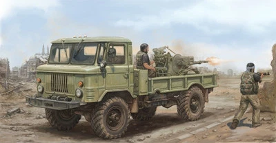 Trumpeter 01017 RUSSIAN GAZ-66 LIGHT TRUCK II 1:35 Kit di modellismo - Immagine 1 di 4