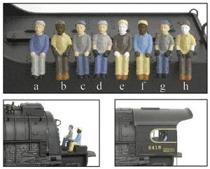 2 figuras HO Engineer/Fireman a A&B BLI1004 HO - Imagen 1 de 12