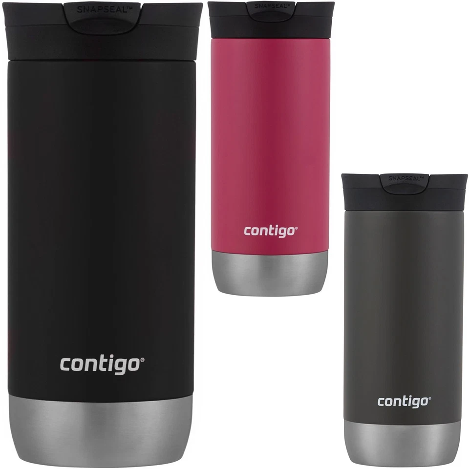 Contigo 16 oz. Huron 2.0 SnapSeal Insulated Stainless Steel Travel Mug