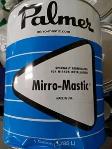 Dented Palmer PM201GL Mirro-Mastic - Gallon Can Black 18 Kb - Picture 1 of 1