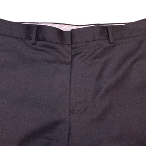 Brooks Brothers Anzughose 34 x 32 (34 x 30,5) Regent Reda Flexo vorne flach grau - Bild 1 von 8