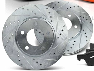 A-Premium BRS53068 Front Drilled Slotted Disc Brake Rotors - Bild 1 von 7