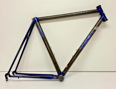 Cuadro de bicicleta de carretera Trek 2200 1994 53 cm cabina C-C compuesto/aluminio de colección +BB Foto 1 de 4