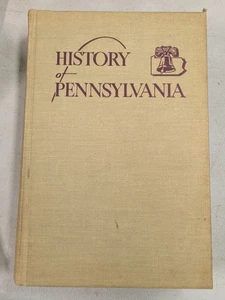 1948 A History of Pennsylvania by Wayland Dunaway, PA, Hardcover, Illustrated - Imagen 1 de 5