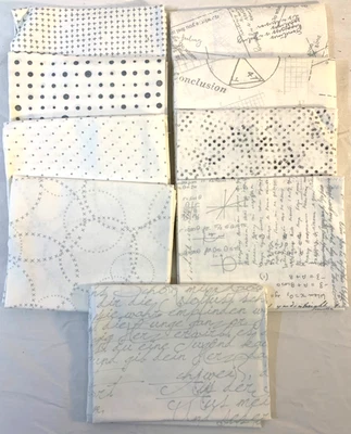 Lot 9 Fat Quarters Modern Background by Brigitte Heitland for Zen Chic for Moda - Image 1 of 4