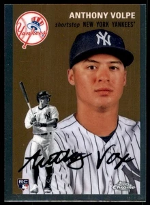 2023 Topps Chrome Platinum Anniversary #100 Anthony Volpe Rookie - Picture 1 of 2
