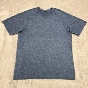 Lululemon Shirt Mens Size Large Blue Active Lightweight Breathable Short Sleeve - Imagen 1 de 10