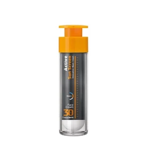 FREZYDERM Active Sun Screen Face Black Cream SPF30 50ml - Picture 1 of 2