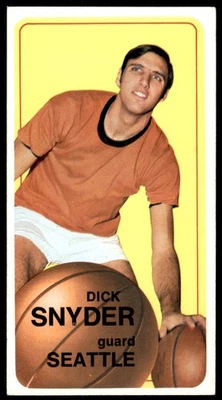 1970-71 Topps Dick Snyder Seattle SuperSonics #64 EX-EXMT - Image 1 of 2