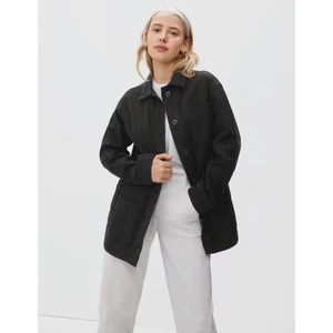 Chaqueta Everlane para mujer The Cinchable Chore XS negra de lona de algodón nueva con etiquetas - Imagen 1 de 10