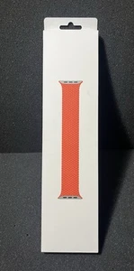 Apple Watch Boucle Solo Tressée • 40mm • Taille 3 • Orange Électrique • Toujours Scellée - Photo 1 sur 5