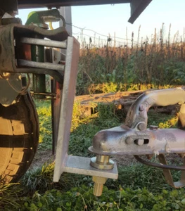 Kombikupplung Zugmaul auf Kugelkopf PKW-Anhänger Anhängerkupplung Kipper - Bild 1 von 4