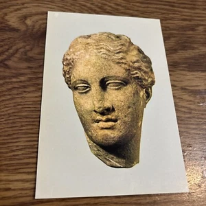 Atenas cabeza de estatua diosa Hegeia GRECIA postal vintage - Imagen 1 de 2