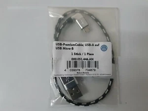 Genuine VW Premium Connection Cable USB-A to USB MICRO-B - Picture 1 of 1