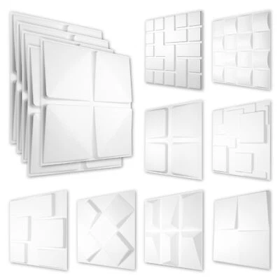 3 qm Wandpaneele 3D Optik PVC Wandplatten Wanddeko Wohnzimmer Ideen Cube Motive - Bild 1 von 3