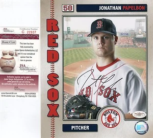 Jonathan Papelbon Signed 8x10 Photo JSA COA Autograph Boston Red Sox #C22937 - Picture 1 of 1