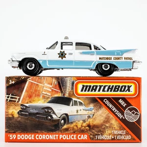2020 Matchbox Power Grabs #94 '59 Dodge Coronet Police WHITE | BLUE | FSB - Picture 1 of 1