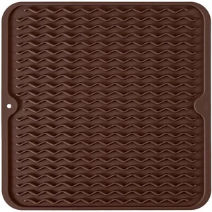Silicone Dish Drying Mat Non-Slip Easy Clean Sink Mat Large Heat-resistant Di... - Picture 1 of 7