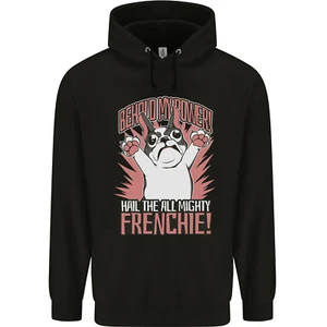 Funny French Bulldog Dog Frenchie Childrens Kids Hoodie - Picture 1 of 80